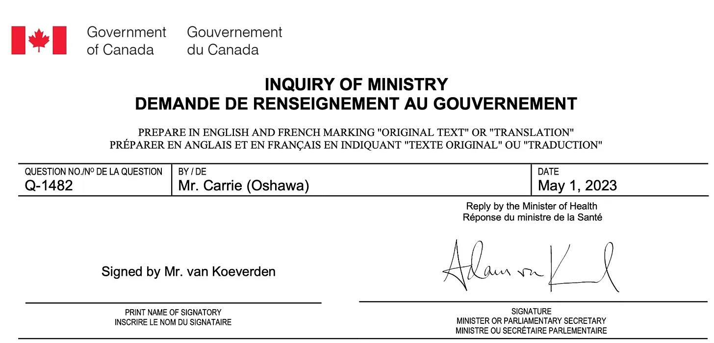 Government of Canada Misled Canadians on COVID-19 Adverse Event Reporting